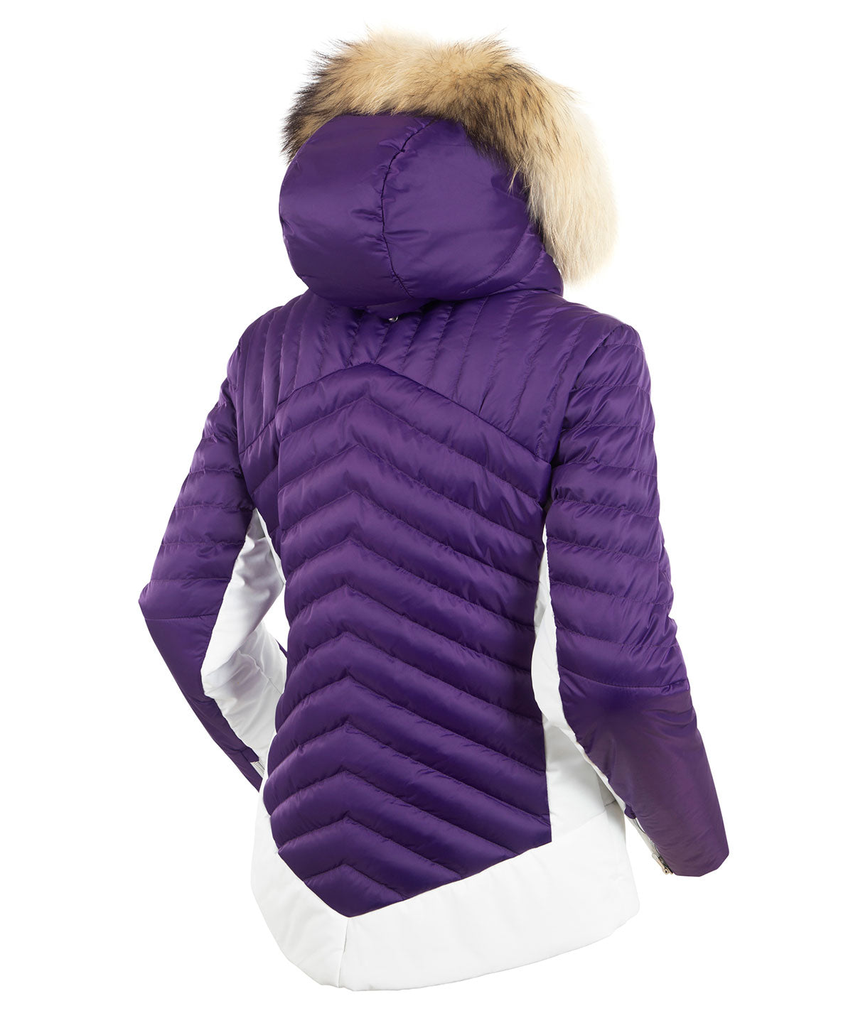 Women&#39;s Kendall Waterproof Quilted Jacket with Removable Fur Hood