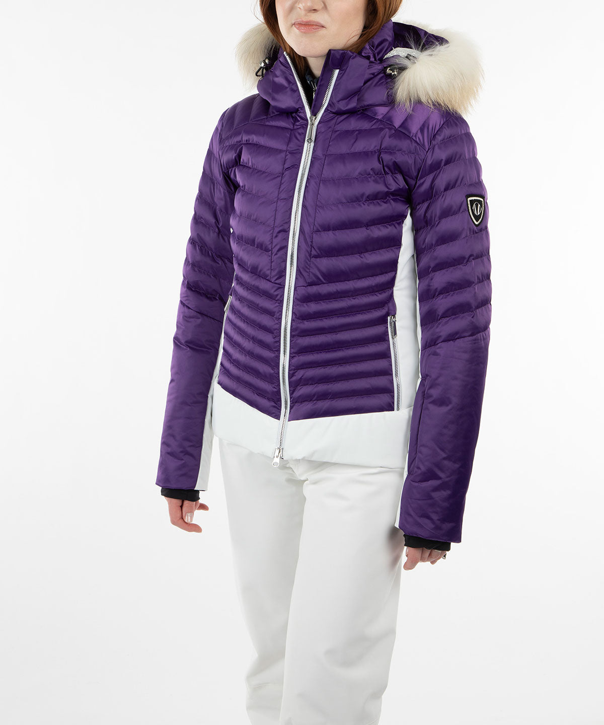 Women&#39;s Kendall Waterproof Quilted Jacket with Removable Fur Hood