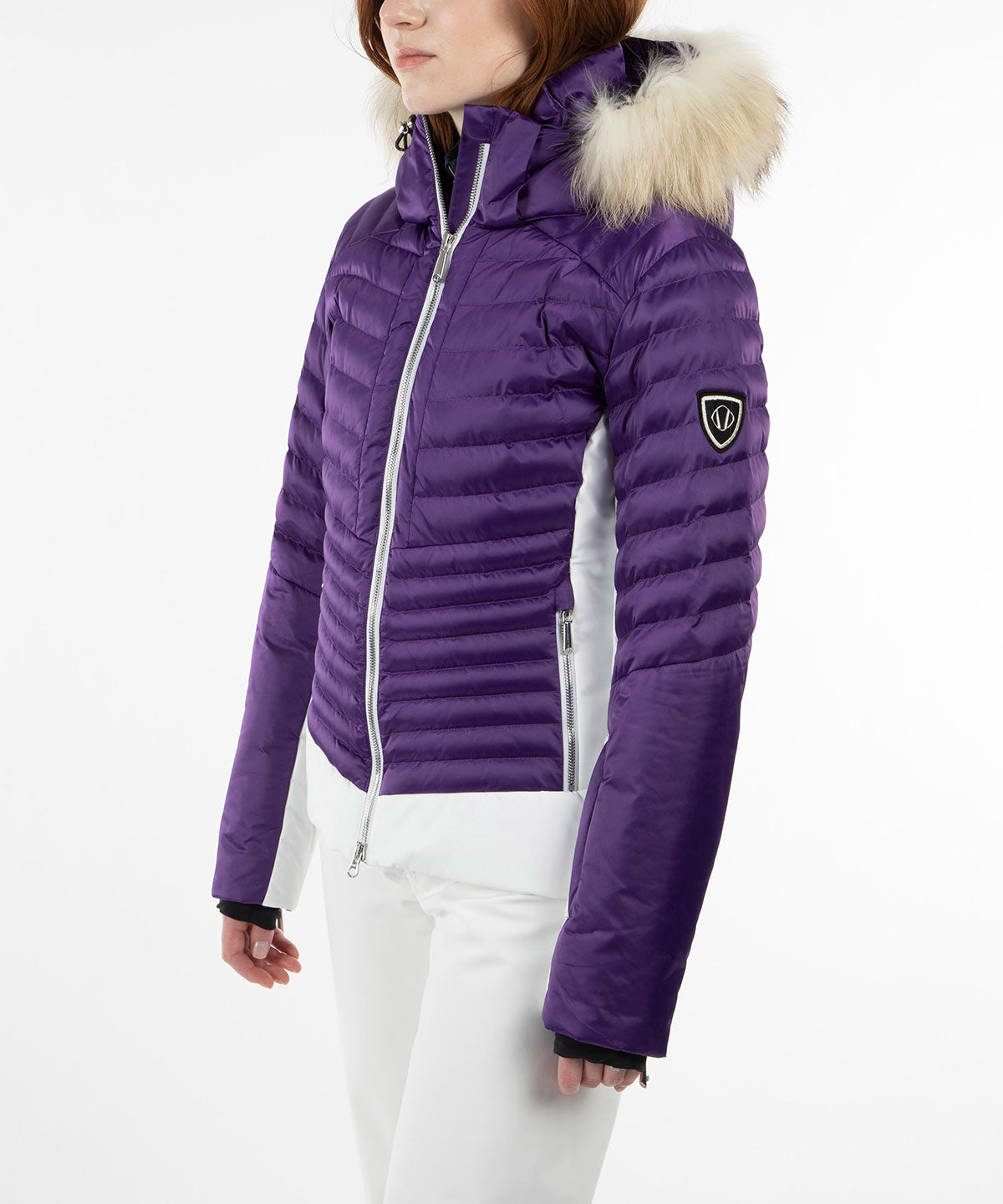 Women&#39;s Kendall Waterproof Quilted Jacket with Removable Fur Hood