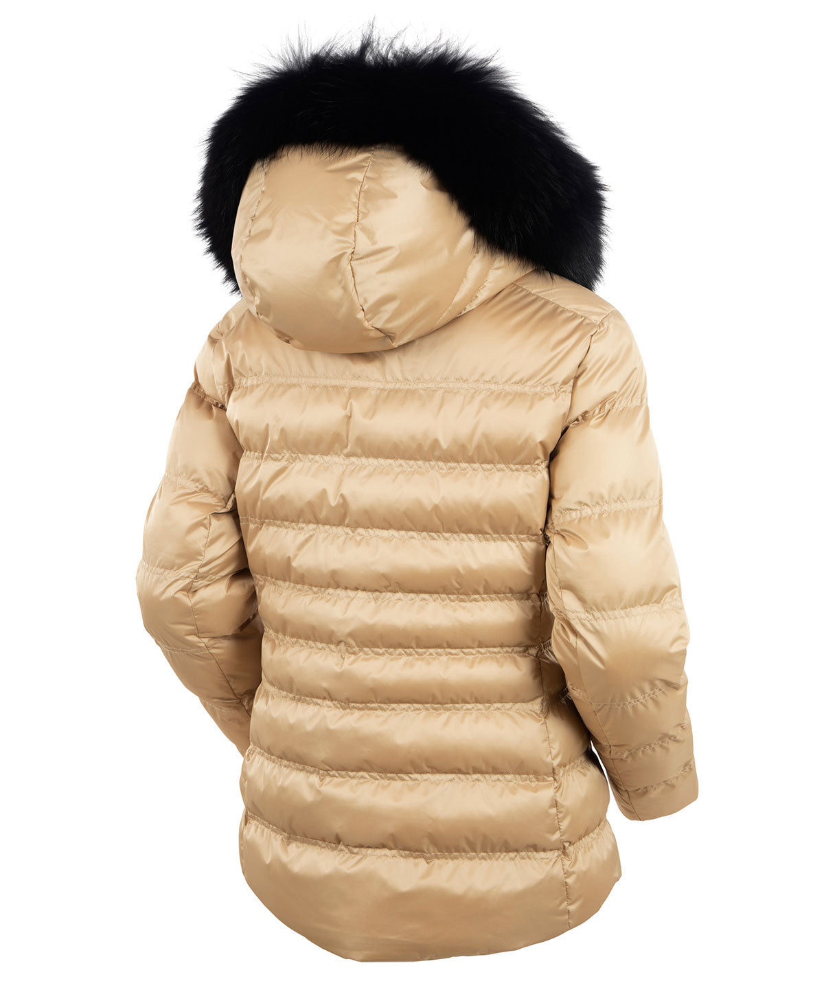 Women&#39;s Fiona Waterproof Quilted Stretch Jacket With Removable Fur Ruff