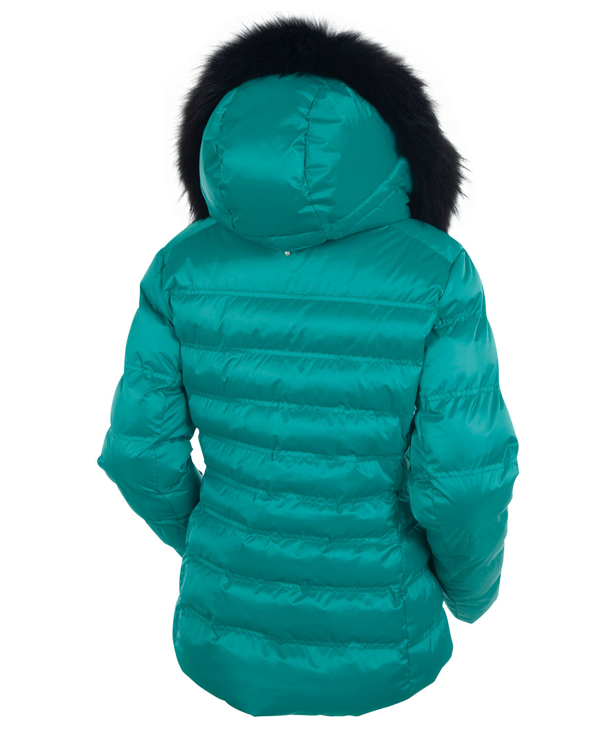 Women&#39;s Fiona Waterproof Quilted Stretch Jacket With Removable Fur Ruff