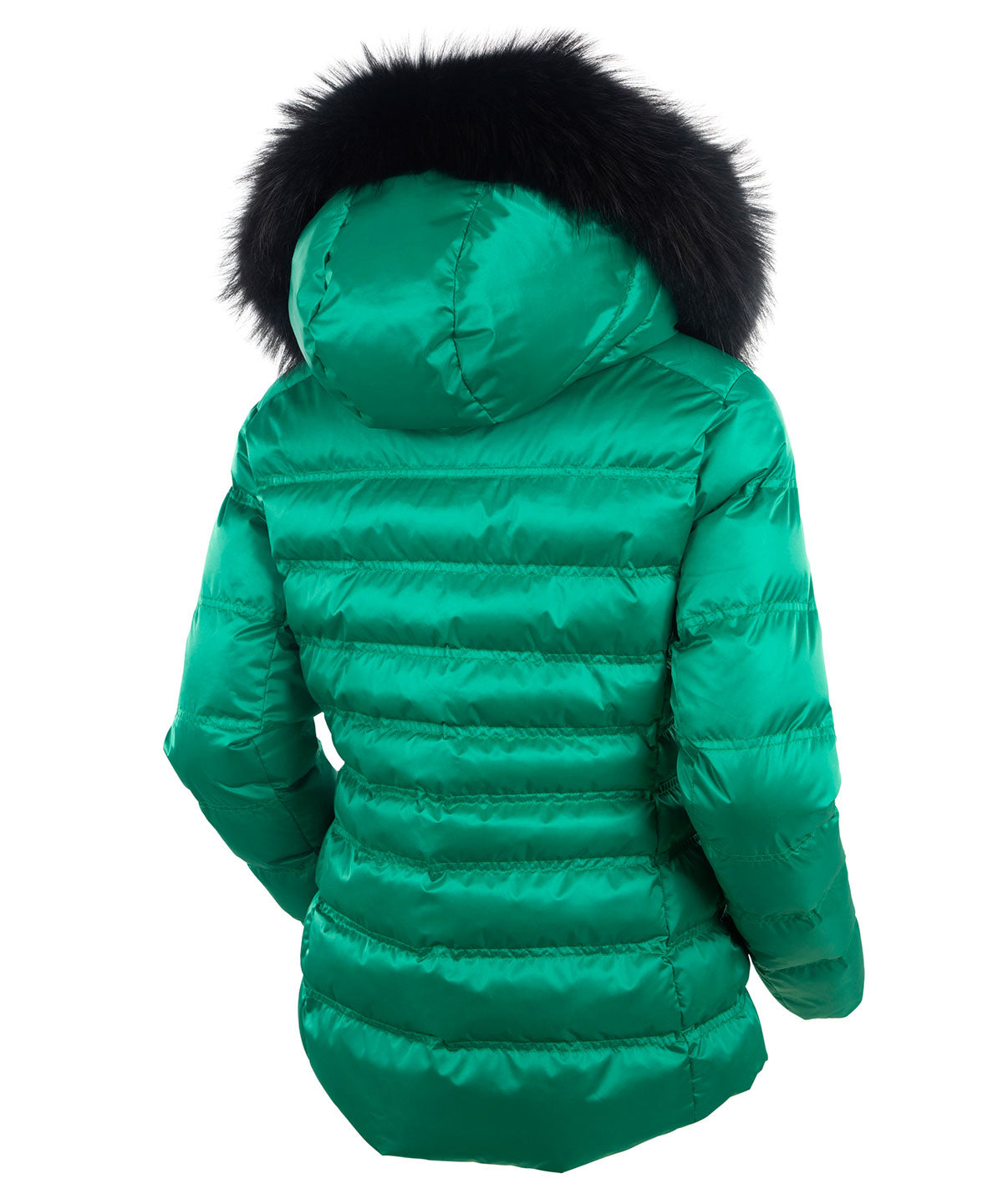 Women&#39;s Fiona Waterproof Quilted Stretch Jacket With Removable Fur Ruff