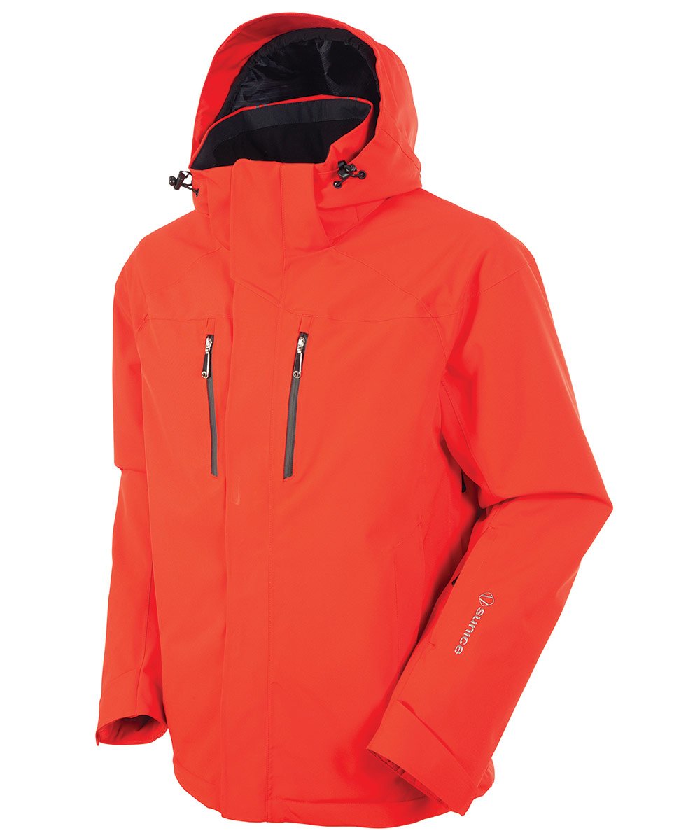 Men&#39;s Vibe Waterproof Insulated Stretch Jacket with Removable Hood