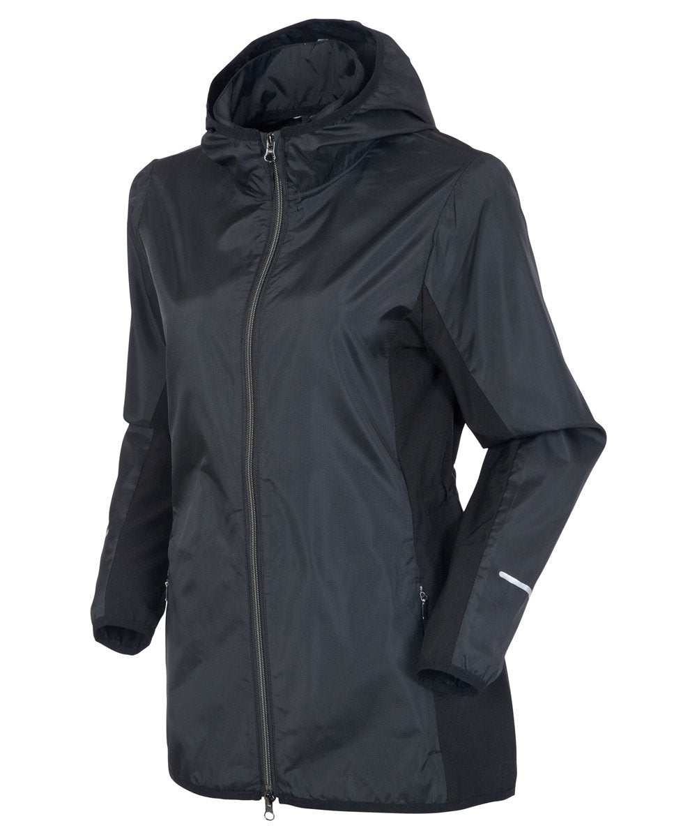 Women&#39;s Blair Packable Water-Repellent Wind Jacket with Hood